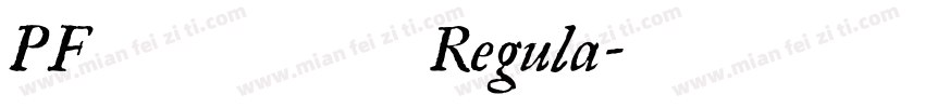 PF斗鱼追光体 Regula字体转换